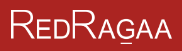 RedRagaa logo on red background