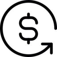 Dark Bitcoin logo on black background