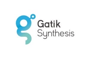 Gatik Synthesis logo with blue stylized letter