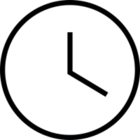 Solid black square