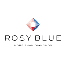 Rosy Blue logo with diamond icon