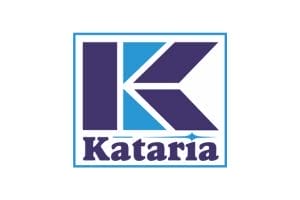 Kataria logo with stylized letter K