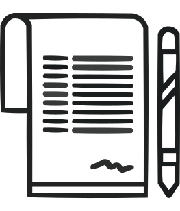 Document with checklist and pencil icon